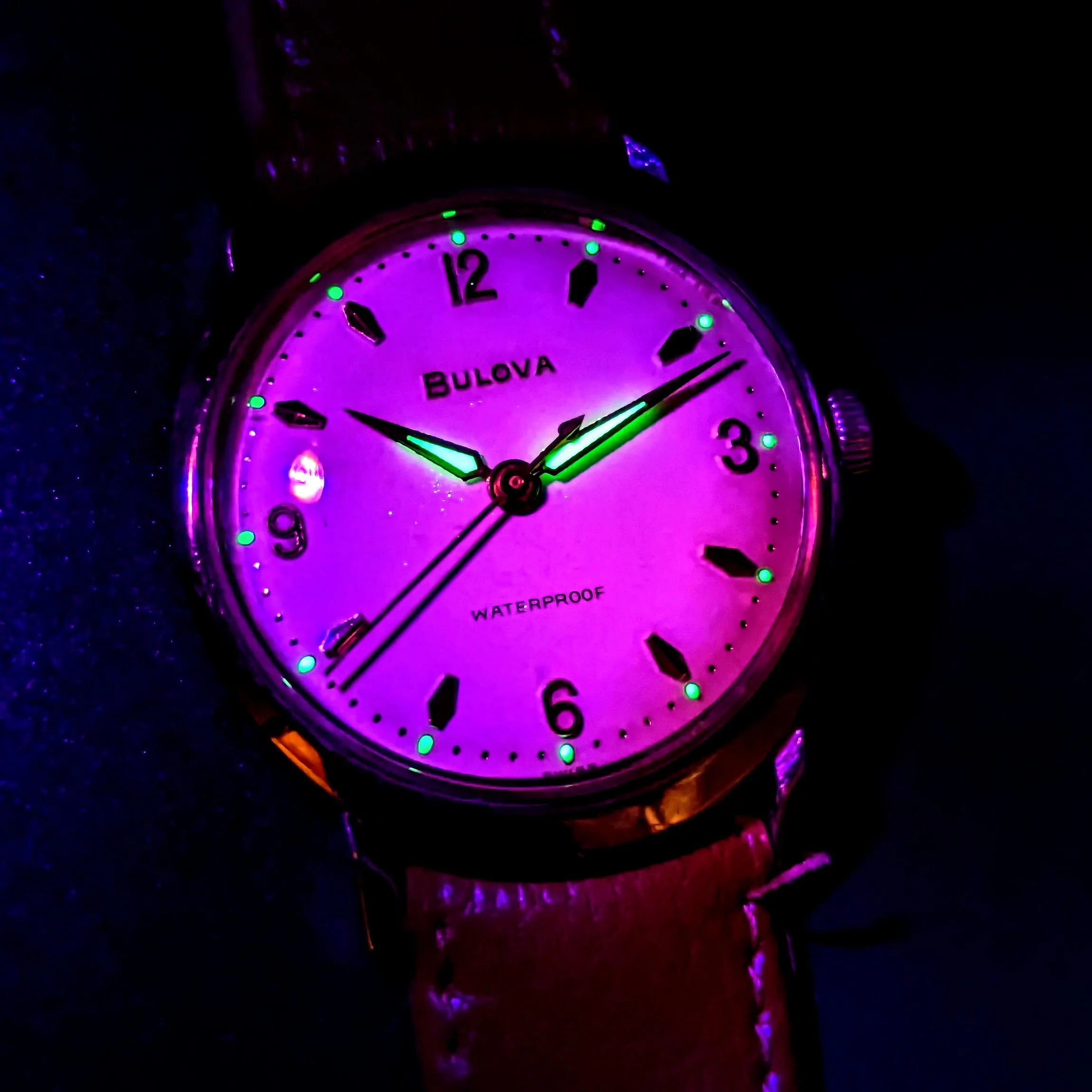 BULOVA 1963 Sea King Wristwatch Swiss Cal. 11AFC 17 Jewels Vintage Watch