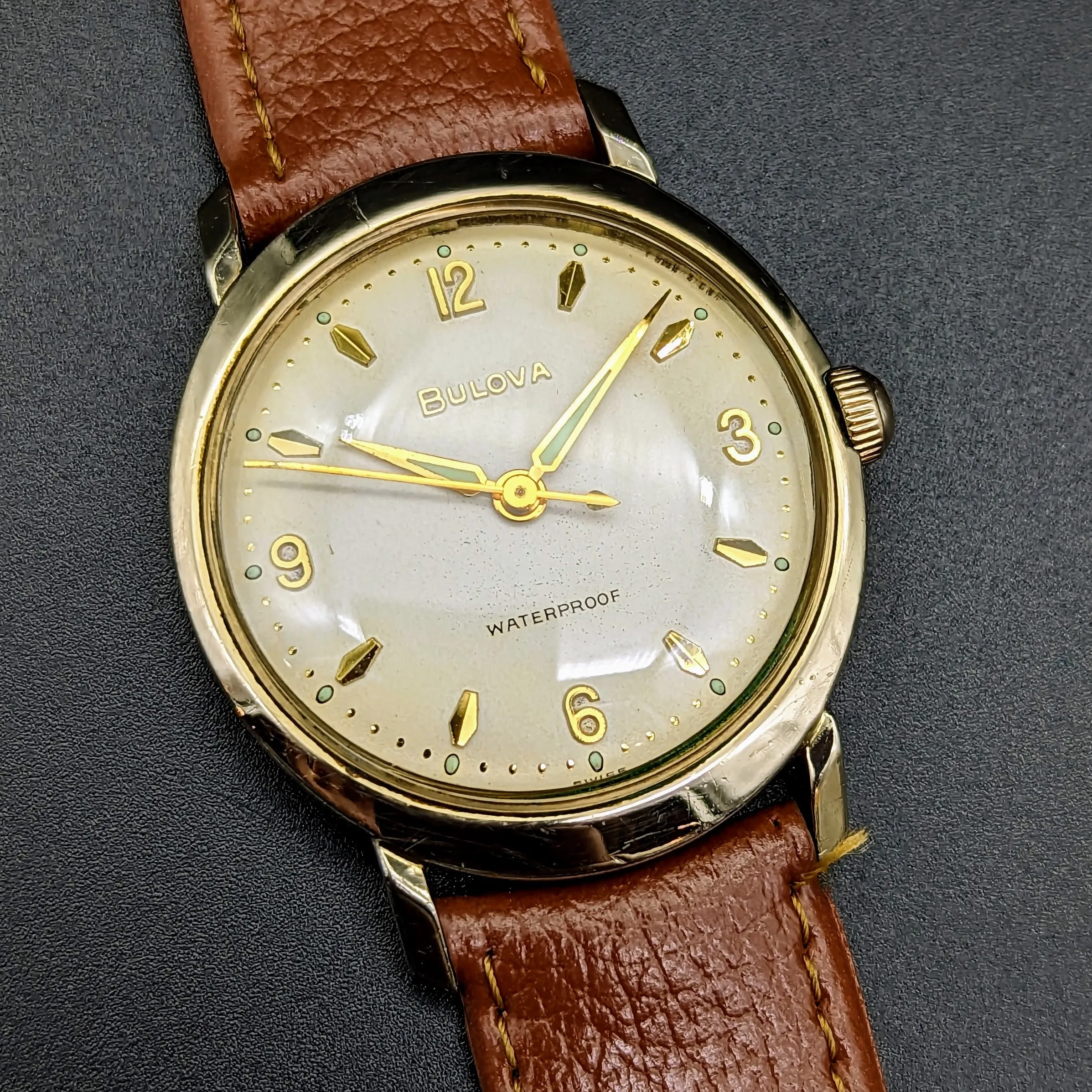 BULOVA 1963 Sea King Wristwatch Swiss Cal. 11AFC 17 Jewels Vintage Watch