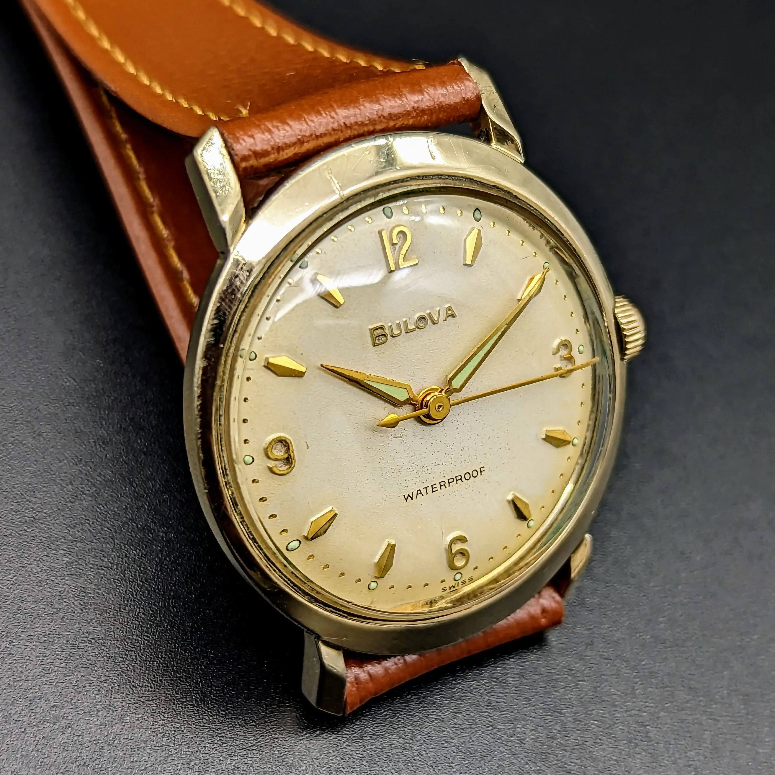 BULOVA 1963 Sea King Wristwatch Swiss Cal. 11AFC 17 Jewels Vintage Watch