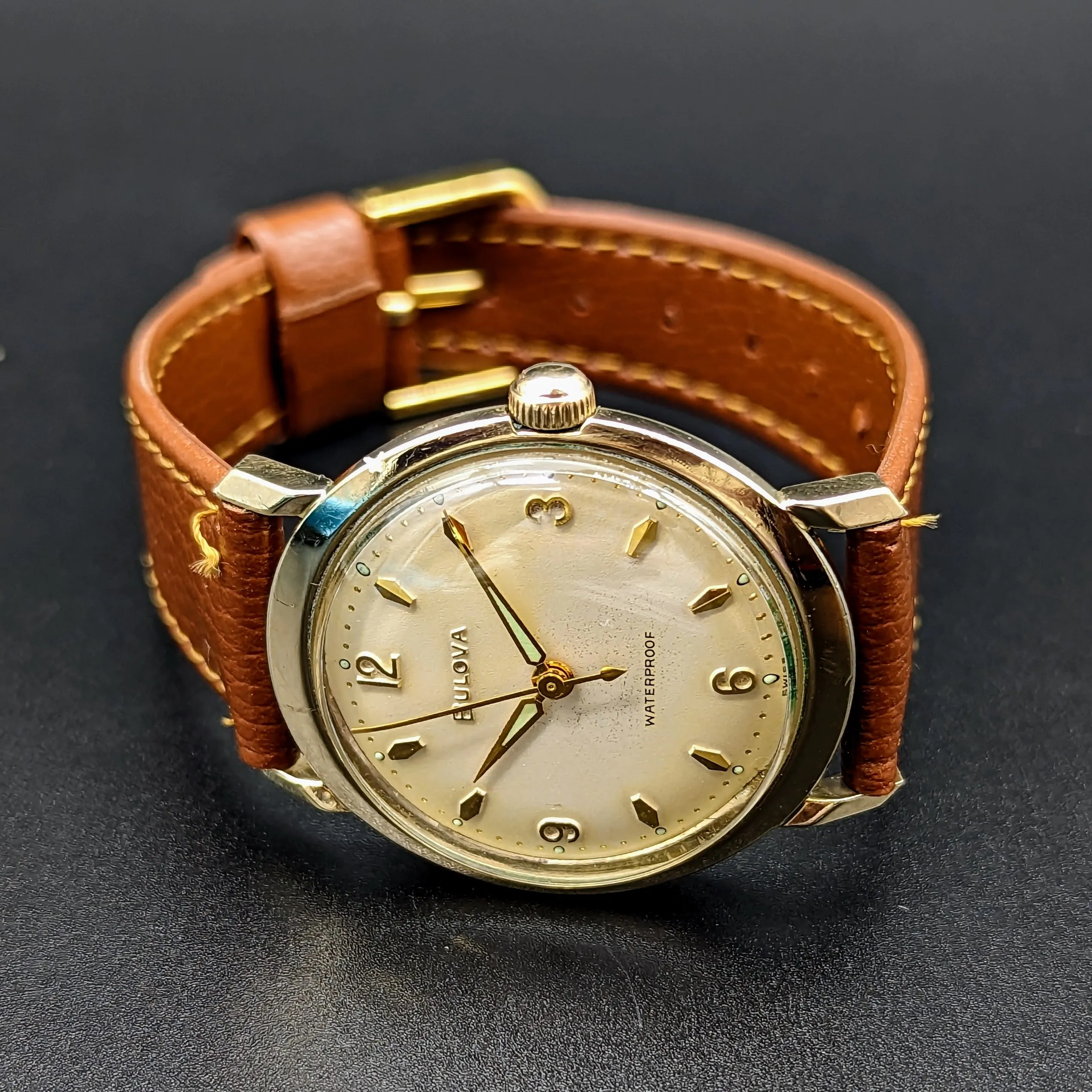 BULOVA 1963 Sea King Wristwatch Swiss Cal. 11AFC 17 Jewels Vintage Watch