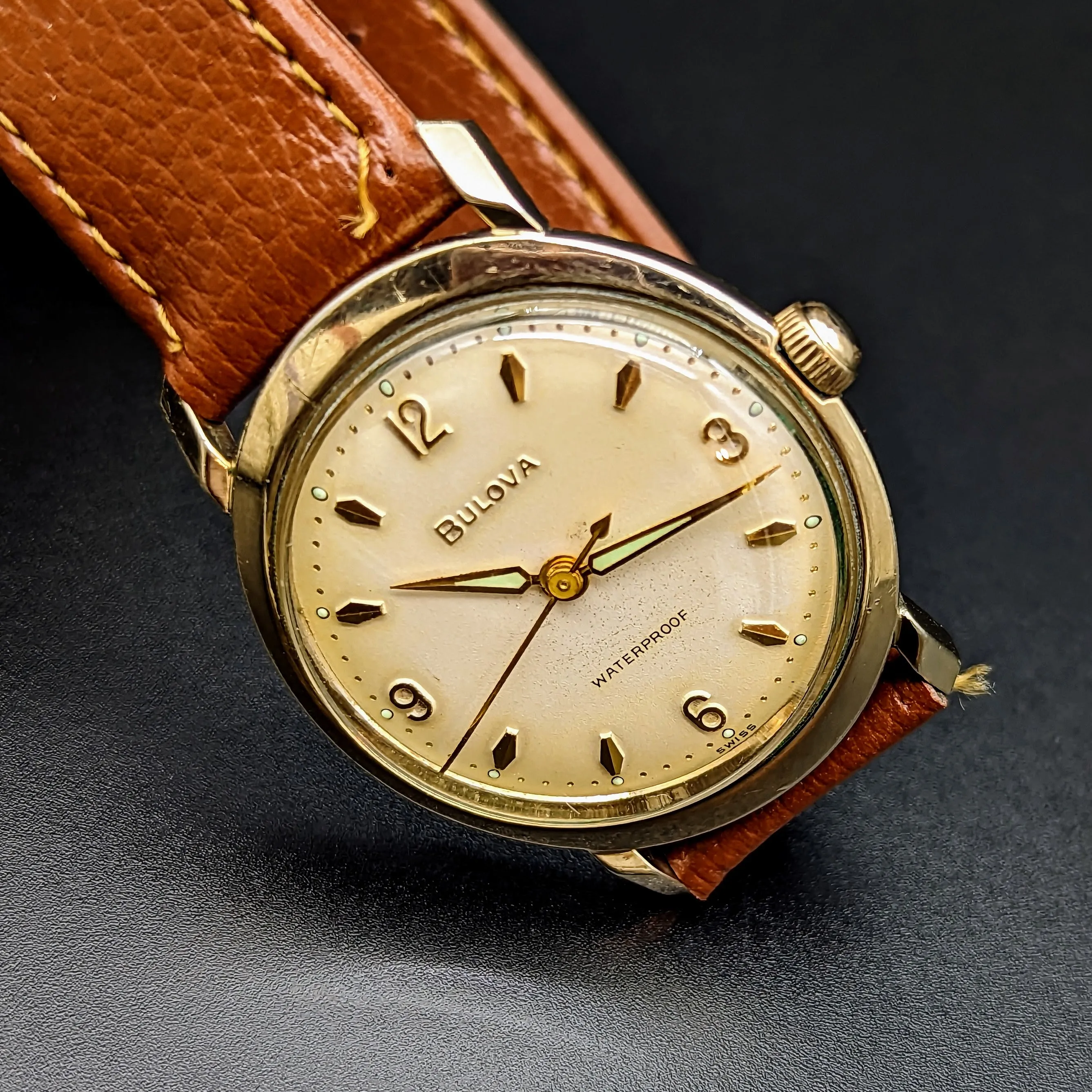 BULOVA 1963 Sea King Wristwatch Swiss Cal. 11AFC 17 Jewels Vintage Watch