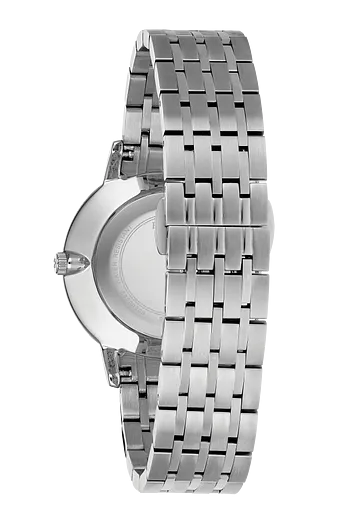 Bulova Classics Quartz Diamond Silver Dial Ladies Watch 96P183