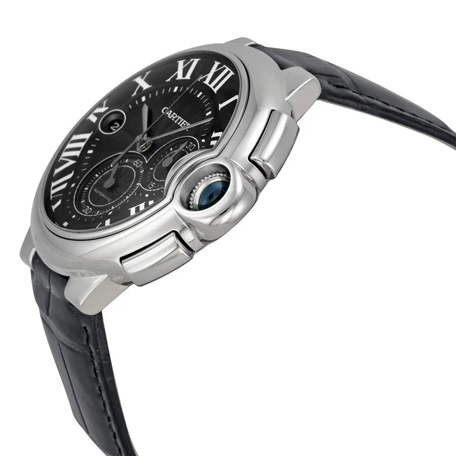Cartier Ballon Bleu Black Dial Chronograph Men's Watch W6920052