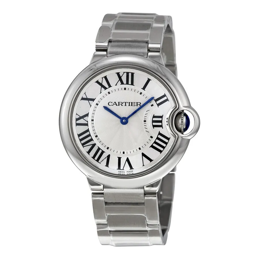 Cartier Ballon Bleu de Cartier Silver Guilloche Unisex Dial W69011Z4