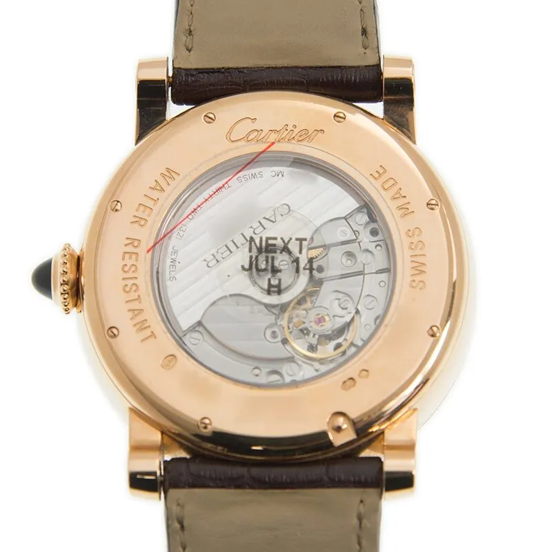 Cartier Rotonde de Cartier Annual Calendar Complication 18 kt Rose Gold Men's Watch W1580001