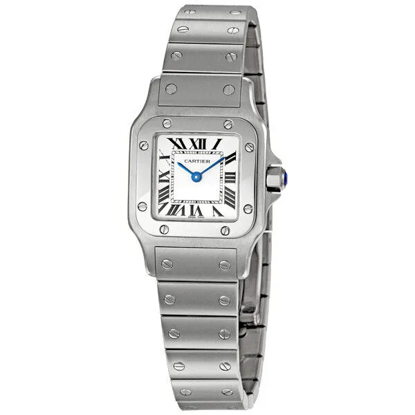 Cartier Santos de Cartier Guilloche Roman Dial Ladies Watch W20056D6