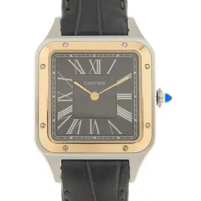 Cartier Santos-Dumont 'Le 14 bis' Automatic Grey Dial Men's Watch W2SA0015