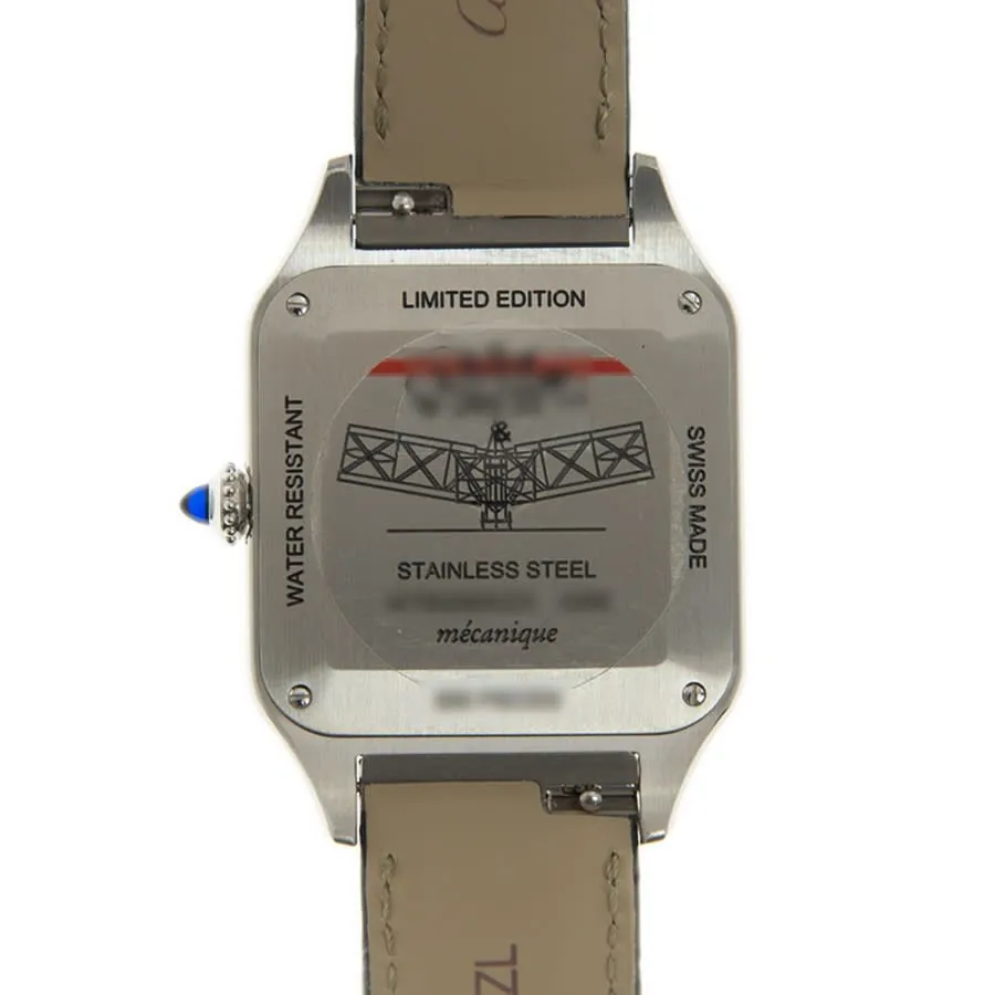 Cartier Santos-Dumont 'Le 14 bis' Automatic Grey Dial Men's Watch W2SA0015