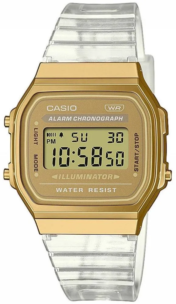 Casio A168 Vintage Transparent D