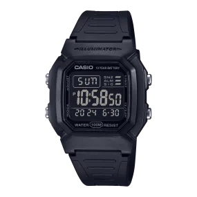 Casio Classic Digital Watch w/ Blackout Dial, Dual Time & 5 Alarms