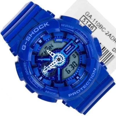CASIO G-SHOCK BLUE MAGNETIC RESIST MEN'S WATCH GA-110BC-2A