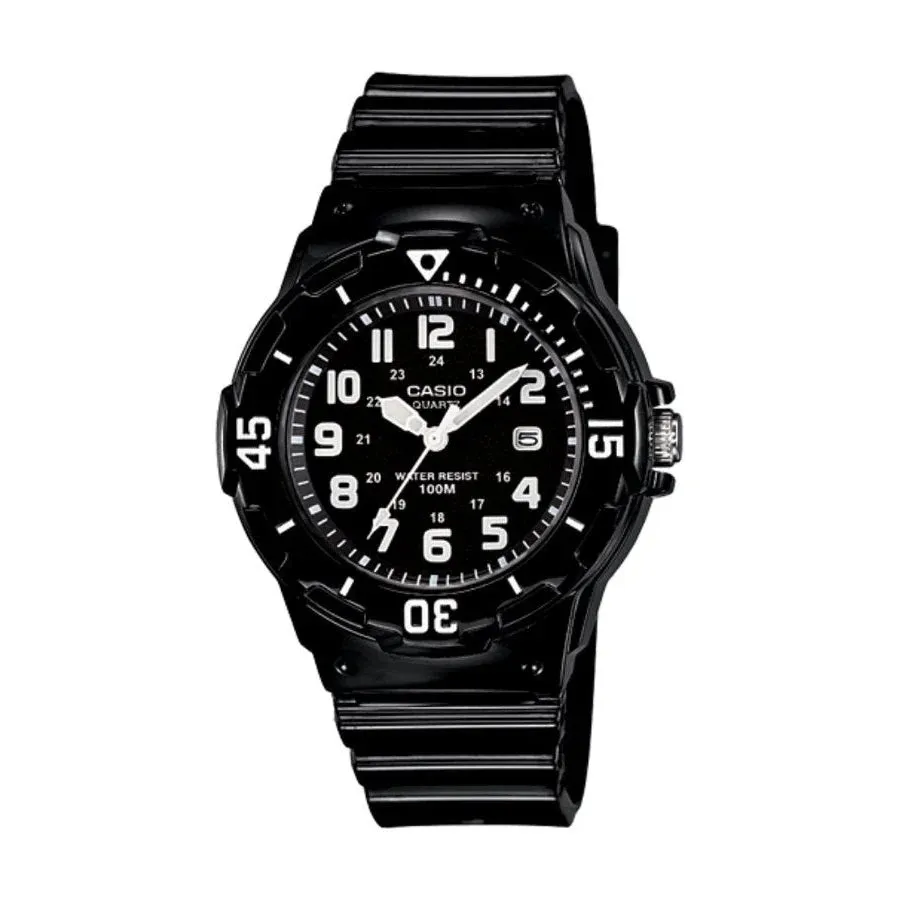 Casio Ladies Black Analogue LRW200H-1B/LRW-200H-1BV