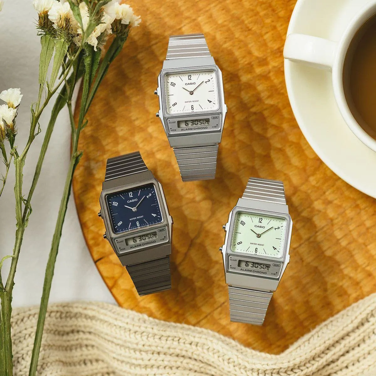 CASIO VINTAGE Mod. EDGY COLLECTION CREAM