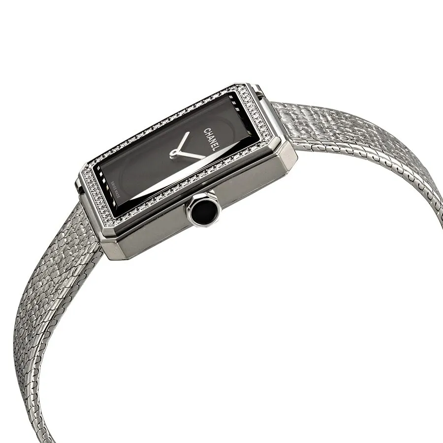 Chanel Boy-Friend Black Dial Ladies Watch H4877