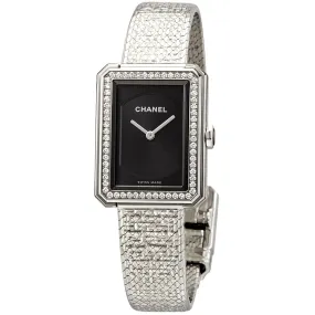 Chanel Boy-Friend Black Dial Ladies Watch H4877