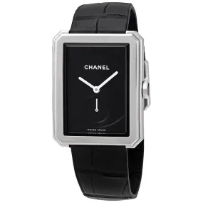 Chanel Boy-Friend Black Dial Ladies Watch H5319