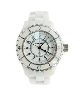 Chanel J12 White Chronograph Watch, 33 MM RRP £5000 ALC1815
