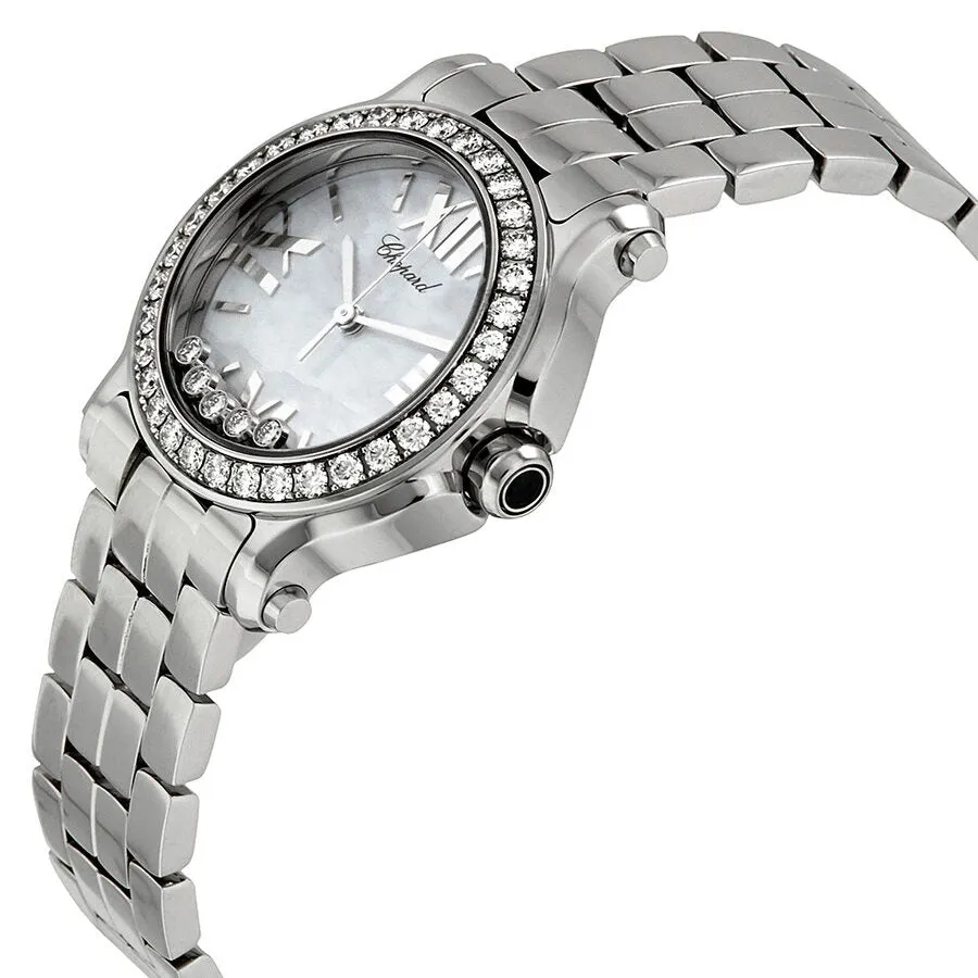 Chopard Happy Sport Mother of Pearl Dial  Ladies Watch 2785093010 278509-3010