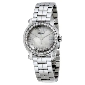 Chopard Happy Sport Mother of Pearl Dial  Ladies Watch 2785093010 278509-3010