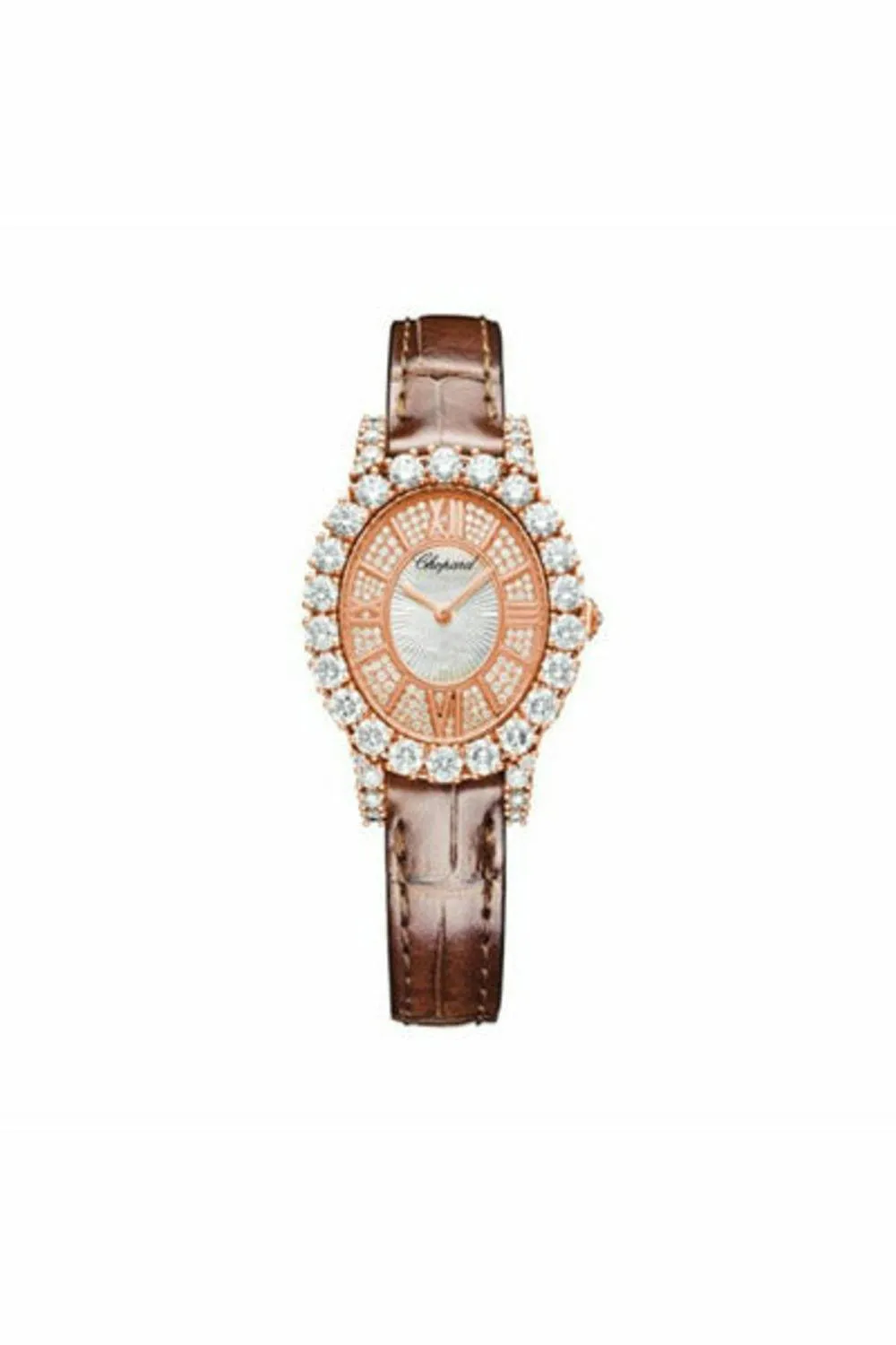 chopard l'heure du diamant oval ref. 139384-5101