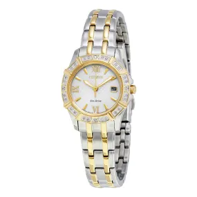 Citizen Diamond White Dial Ladies Watch EW2364-50A