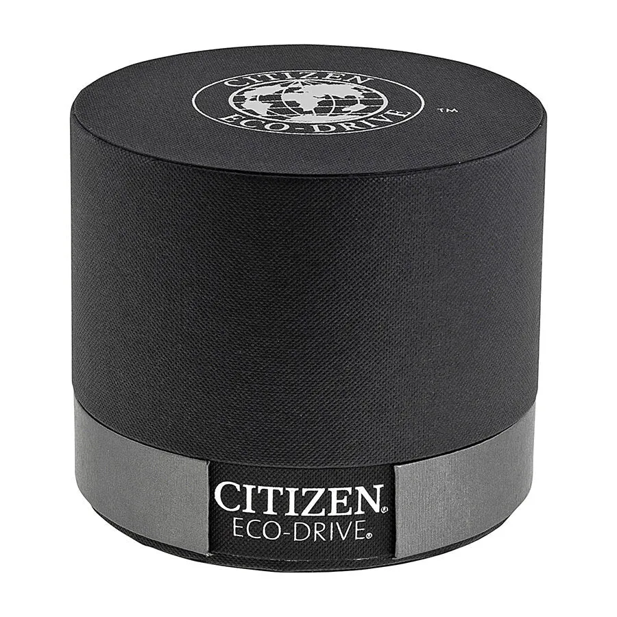 Citizen Eco Drive Black Dial Brown Leather Men's Watch AU1043-00E