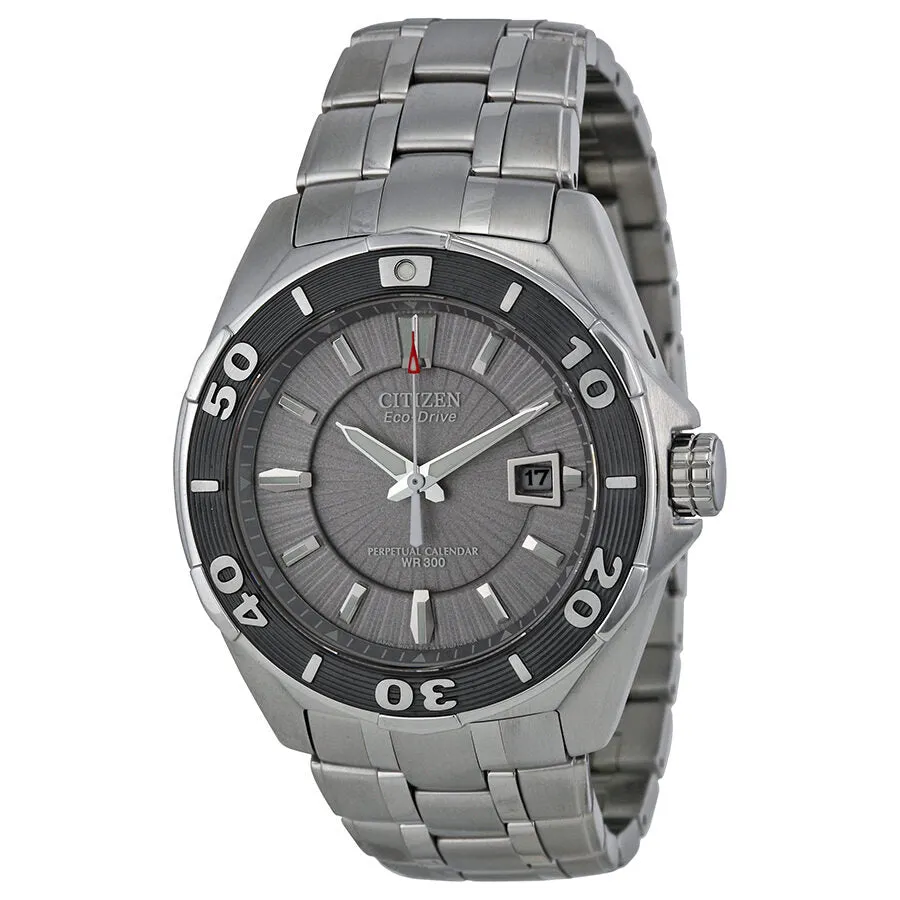 Citizen Signature Eco-Drive Silver Dial Stainless Steel Men's Watch BL1257-56A