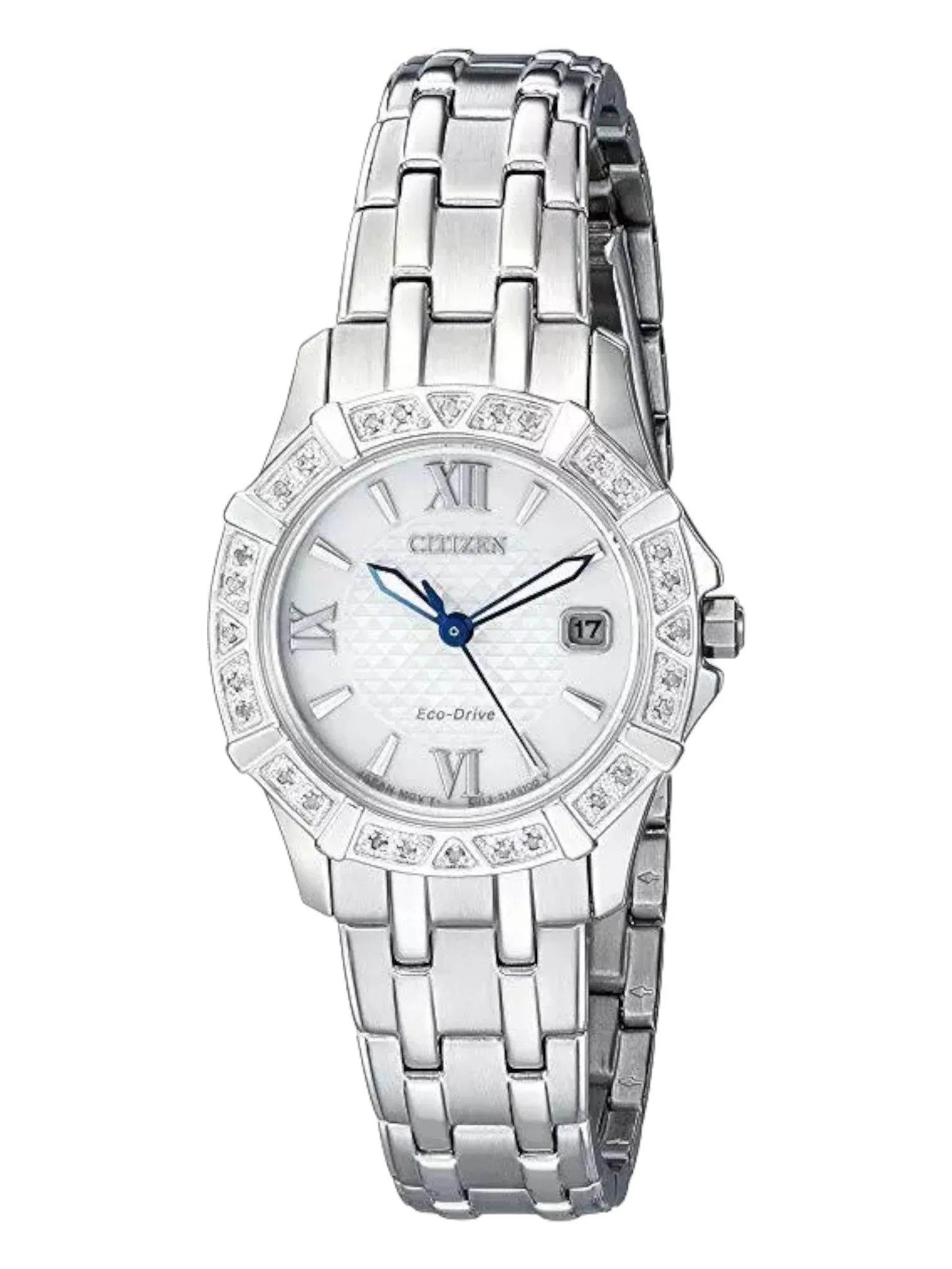 Citizen Silhouette Diamond EW2360-51A Ladies 26mm Watch MSRP $450