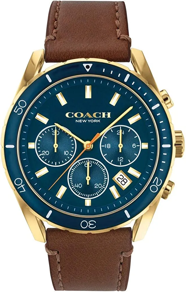 Coach Preston Navy Chronograph Men's Watch 14602513