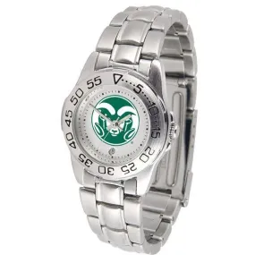 Colorado State Rams Ladies Steel Band Sports Watch