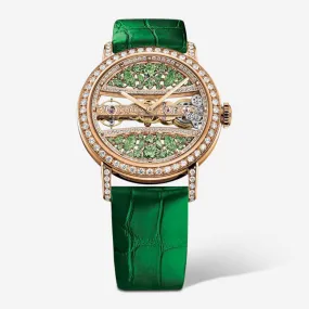 Corum Golden Bridge Round 39 18K Rose Gold Manual Wind Ladies Watch B113/03787