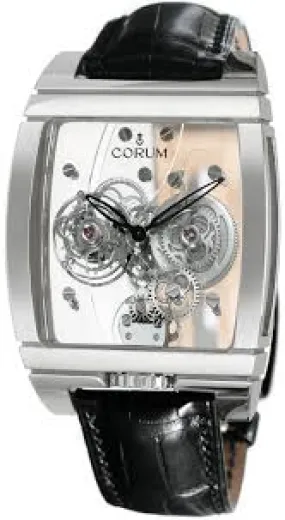 Corum Panoramique Tourbillon 18K White Gold Men's Watch