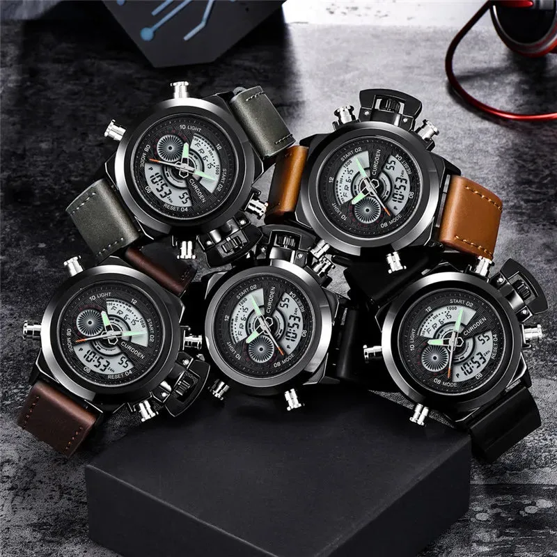 CURDDEN Dual Time Watch – Fashion & Function