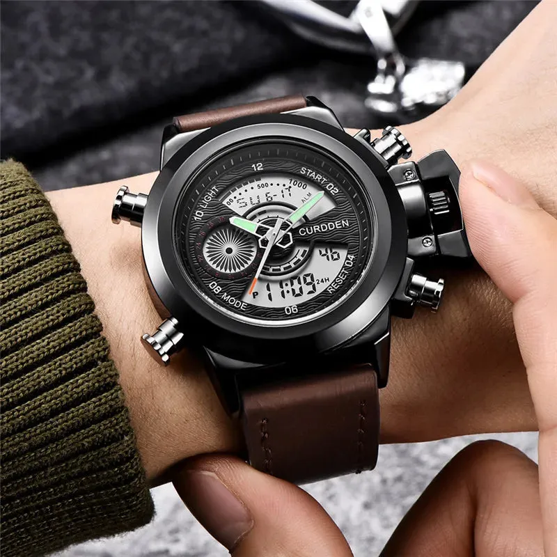 CURDDEN Dual Time Watch – Fashion & Function