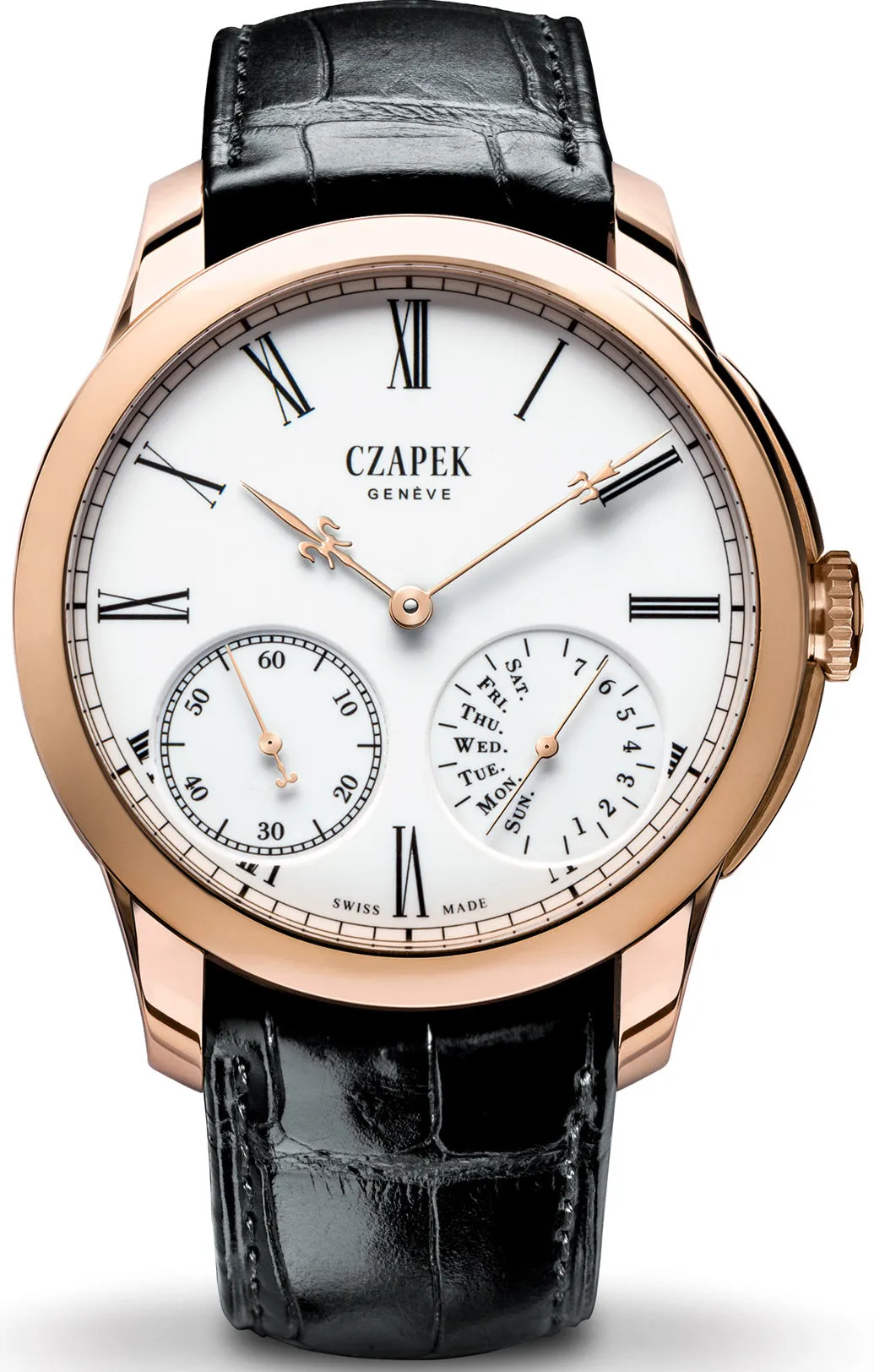 Czapek Watch Quai des Bergues Guilloche Ricochet Gold No.33 Limited Edition