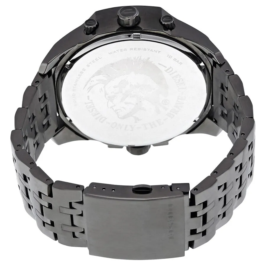 Diesel Uber Chief Black Dial Men's Dual Time Watch DZ7372