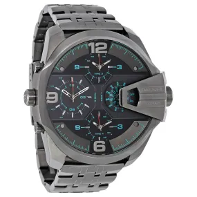 Diesel Uber Chief Black Dial Men's Dual Time Watch DZ7372