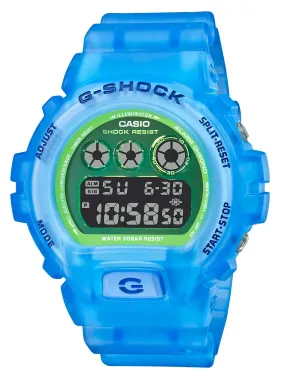 Digital Skeleton Translucent Blue Watch