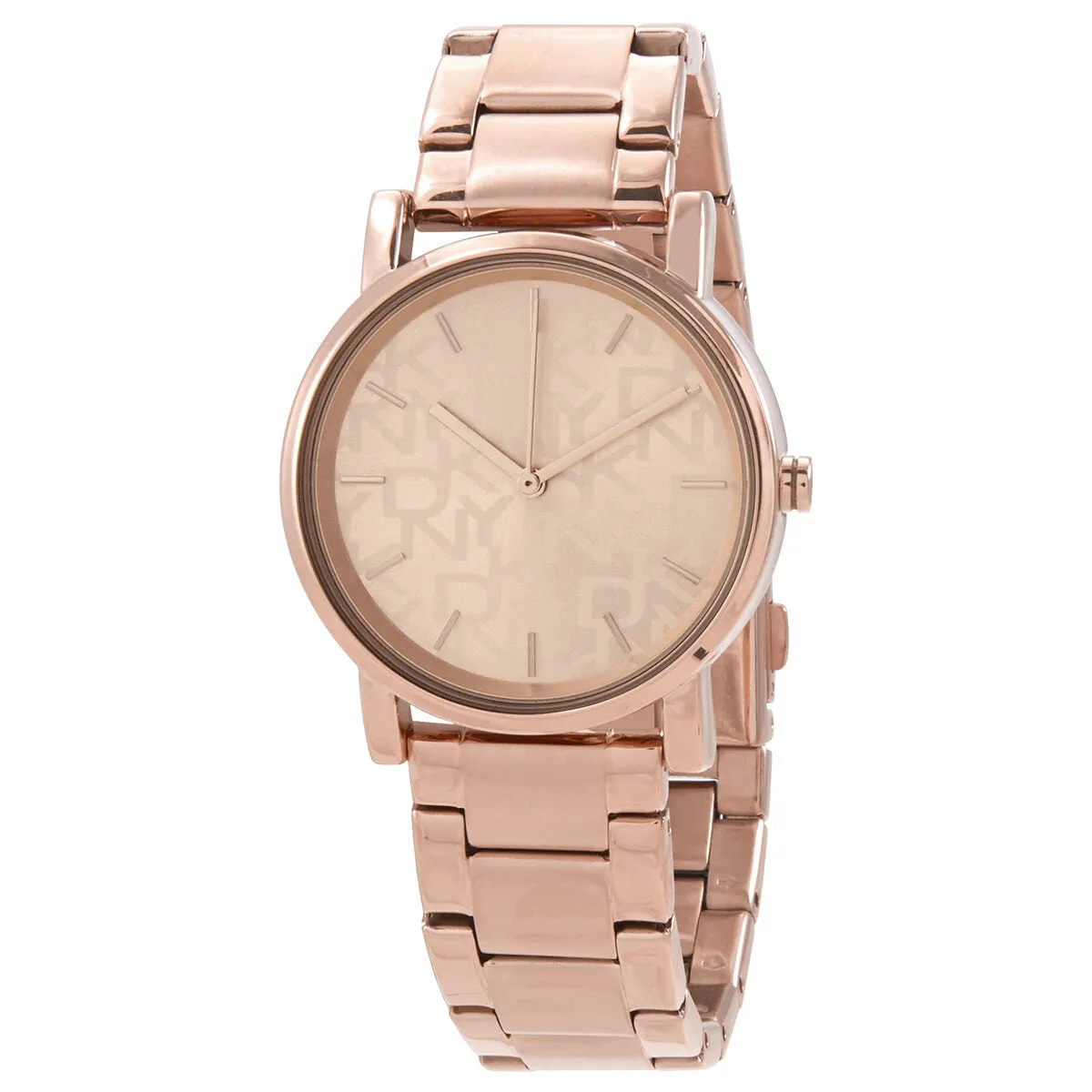 DKNY Soho Quartz Rose Dial Ladies Watch NY2854
