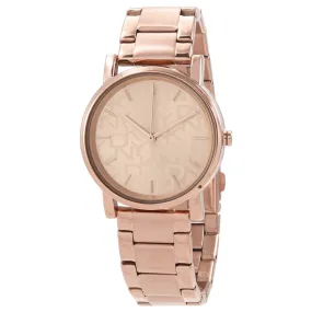 DKNY Soho Quartz Rose Dial Ladies Watch NY2854