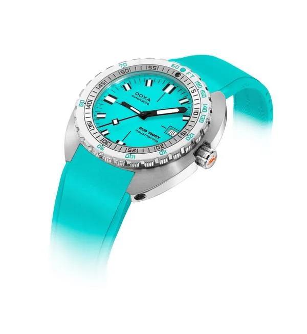 DOX Watch SUB 15T Aquamarine Rubber