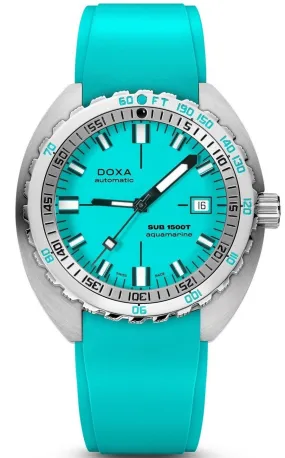 DOX Watch SUB 15T Aquamarine Rubber