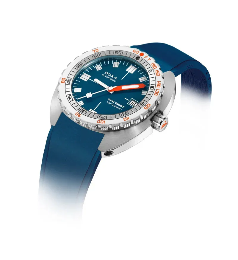 DOXA Sub 1500T Caribbean Rubber - 883.10.201.10