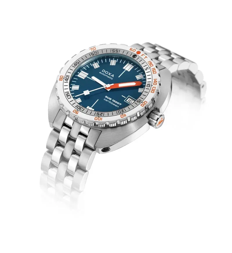 DOXA Sub 1500T Caribbean Stainless Steel - 883.10.201.10