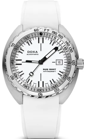 Doxa SUB 1500T Whitepearl Rubber