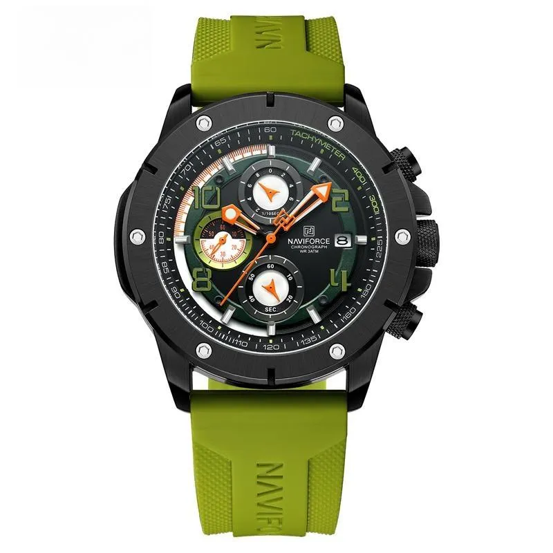 Fashion Business Multifunctional Waterproof Chronograph Male Wristwatch