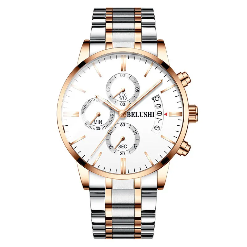 Fashion Men's Quartz Watch Chronograph Sport Men Watches