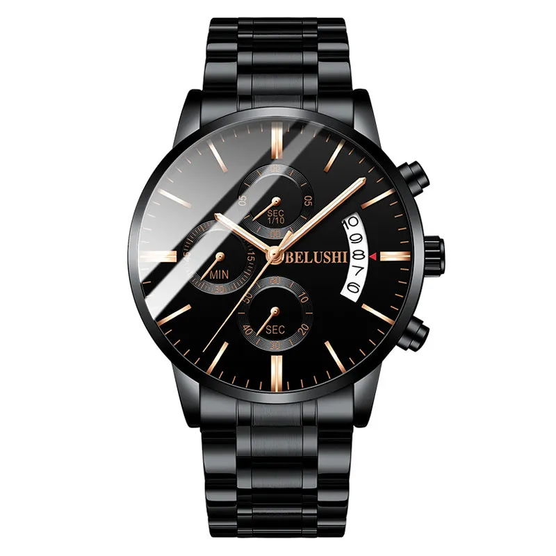 Fashion Men's Quartz Watch Chronograph Sport Men Watches