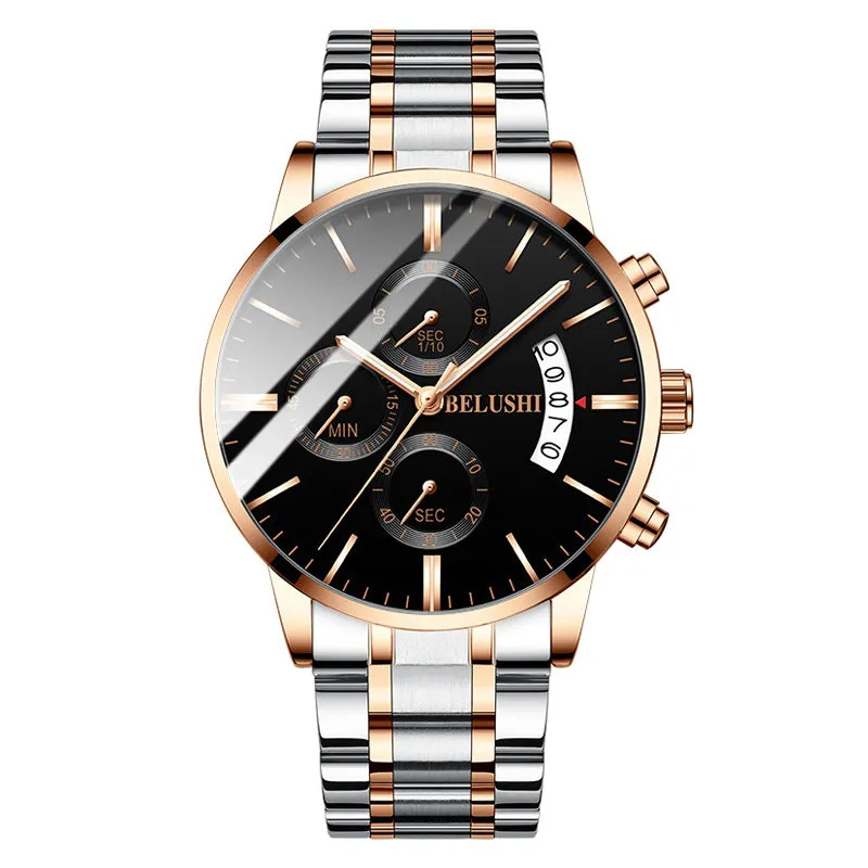 Fashion Men's Quartz Watch Chronograph Sport Men Watches
