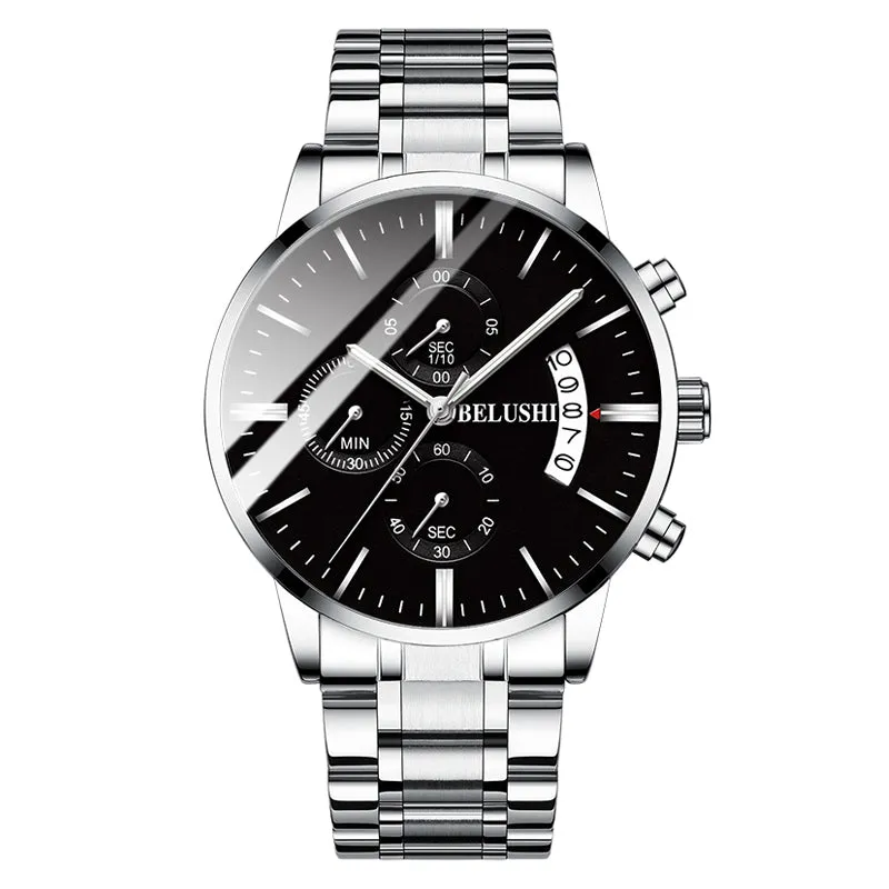 Fashion Men's Quartz Watch Chronograph Sport Men Watches
